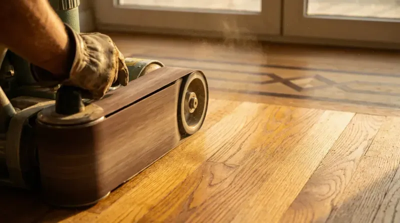 Professional hardwood floor sanding and refinishing services in Orlando